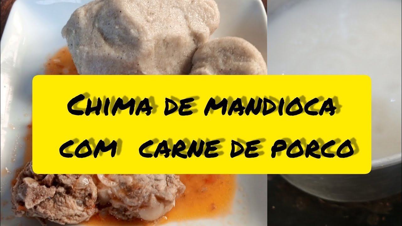 Chima de farinha de mandioca