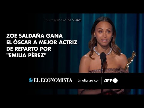 ZOE SALDAÑA es CRITICADA por CAMBIAR SU DISCURSO en los OSCAR 2025