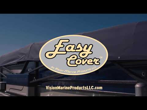 Easy Cover Automatic Pontoon Boat Cover