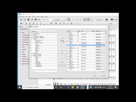 Musescore Tutorial 2 (Instruments and Notes)