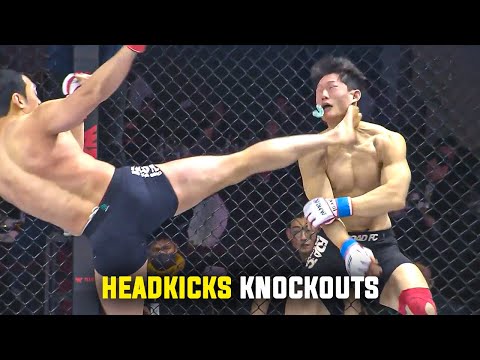TOP 50 Headkick Knockouts | MMA, Kickboxing Brutal Knockouts