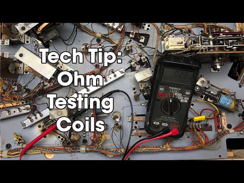 How To Ohm Test Pinball Coils and Relays Pinball Repair #Pinball #Coil #Relay #Ohm