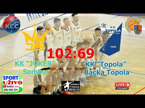 KK "JOKER" Sombor - KK "TOPOLA" B.Topola - 16.10.2021.