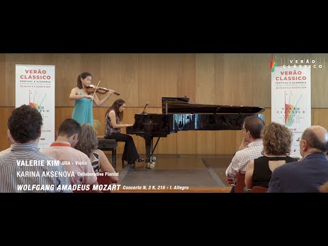 Festival VERÃO CLÁSSICO 2019 - TalentFest, Valerie Kim (violin) - Mozart