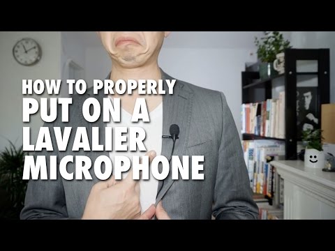 How to Properly Put On a Lavalier Microphone