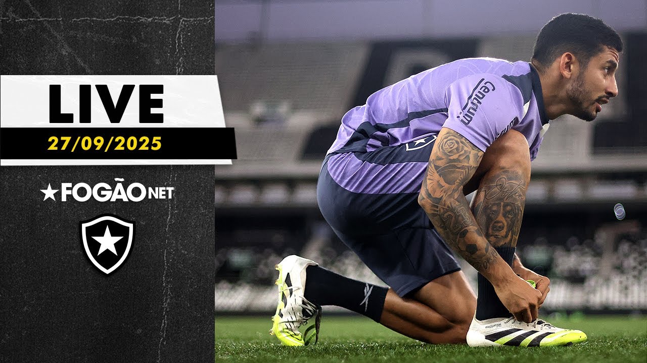 LIVE | Botafogo faz ajuste final para clássico com Fluminense; nova zaga e voltas importantes