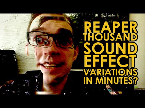 EP#05 - Thousands of sound effects in minutes - Randomisation actions in the Reaper workflow.