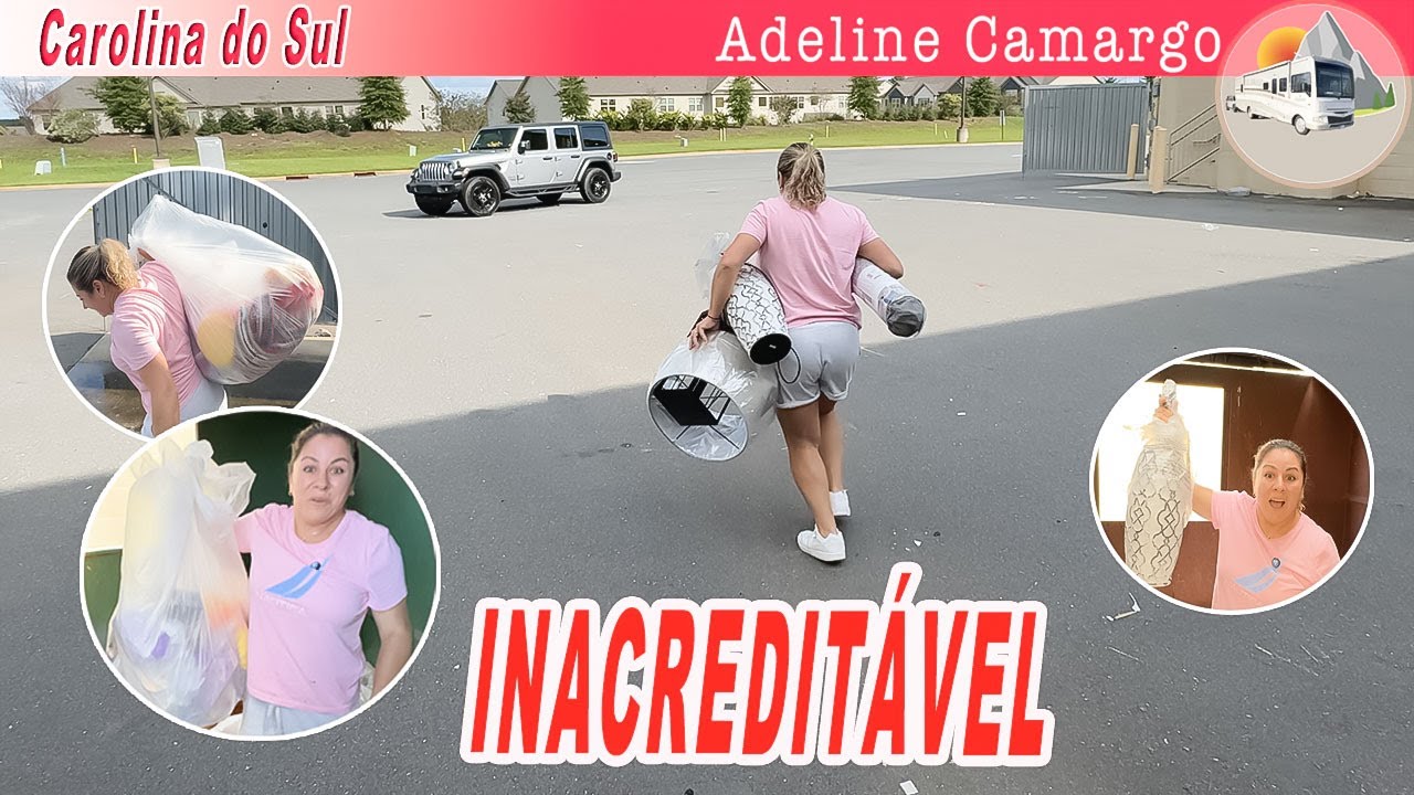 Mais um super achado nos dumpster das lojas, muitas coisas novas