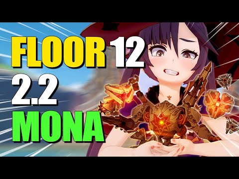 2.2 ABYSS FLOOR 12 Vaporize Mona | Genshin Impact
