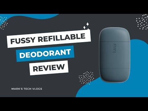 Fussy refillable deodorant review after 6 weeks