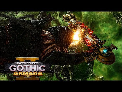 Battlefleet Gothic: Armada 2 - Tyranids Vs Space Marines + Imperial Navy Gameplay