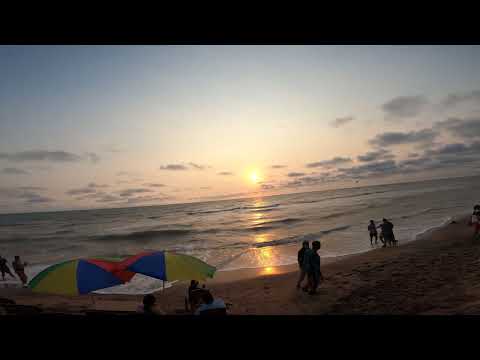 North Goa Beach || Peaceful Wave sound || Sunset of Beach || Evening by the beach || Vista Praia