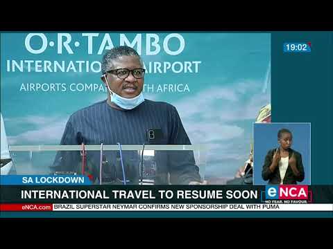 International travel to resume soon