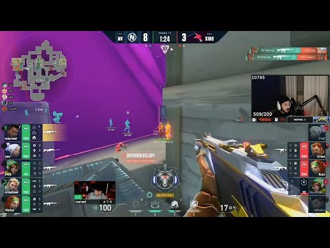 Tarik, Tenz reacts to NV Marved's most insane kills ever || ENVY vs X10 Crit