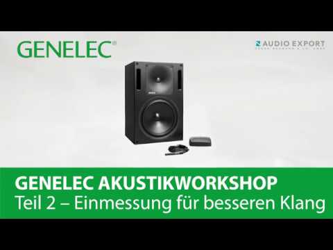 Genelec Akustikworkshop Teil 2 – Einmessung für besseren Klang