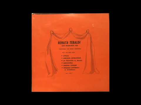 Renata Tebaldi, L'altra notte in fondo al mare (San Francisco, live, 1950)