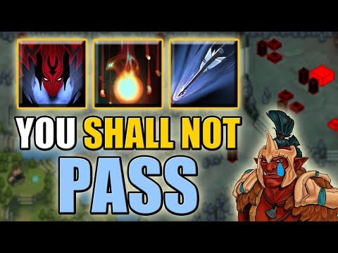 Super Intense Base Defence [Drow Ulti + Venge Aura + Troll Passive] Dota 2 Ability Draft