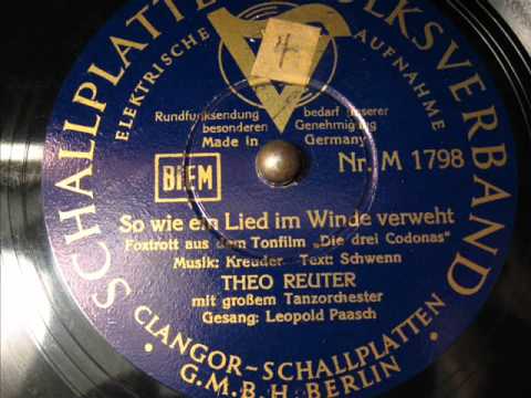 Theo Reuter - So wie ein Lied im Winde verweht