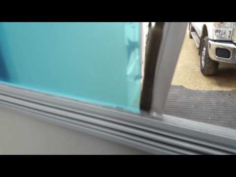 RV Camper Door Clear Slide Upgrade.