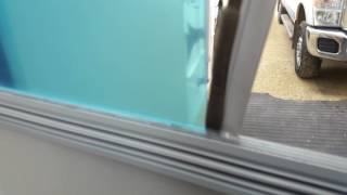 RV Camper Door Clear Slide Upgrade.