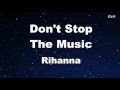 Don T Stop The Music Rihanna Karaoke No Guide Melody Instrumental