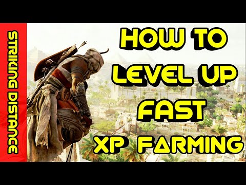 HOW TO LEVEL UP FAST IN ASSASSIN'S CREED ORIGINS - FARM XP FAST