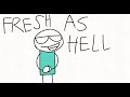 I Woke Up And Got Fresh As Hell On A Monday Animation