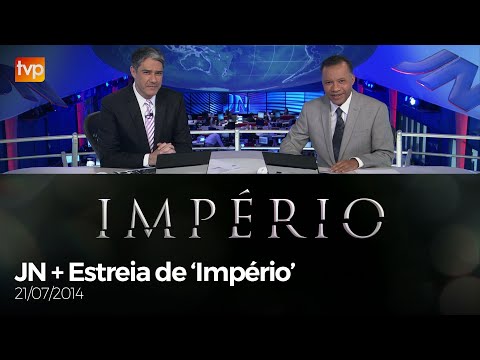 Transition from 'Jornal Nacional' to the premiere of 'Império' (July 21, 2014)