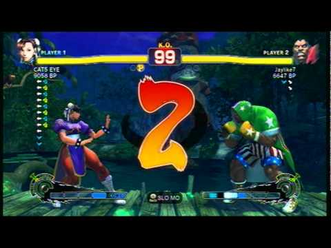 ICMY SSF4 Online Ranked Match: Chun Li (cat5 EYE/Haneyama) vs Balrog (Jaylike7)