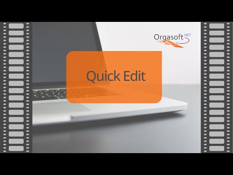 Quick Edit - Tutorial -  Warenwirtschaftssystem Orgasoft.NET
