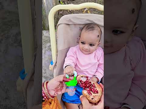 mere bete ne aaj anar khaya😍#minivlog #funnyvideo #fruits  #shorts