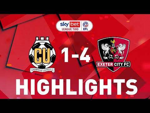 HIGHLIGHTS: Cambridge United 1 Exeter City 4 (10/4/21) EFL Sky Bet League Two