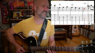 Marc Ribot's Guitar Solo from Diamonds and Gold | Tom Waits | Rain Dogs | Tutorial | Tabs