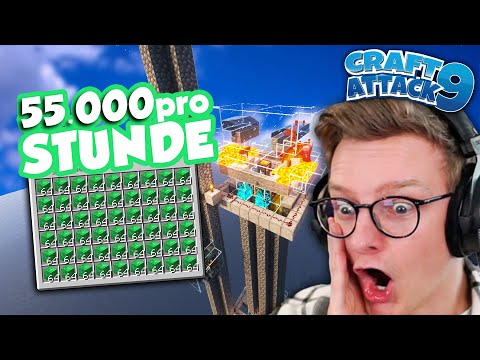VIEL zu OP! 55.000 Emeralds pro Stunde XXL Stacking Raid Farm! - CraftAttack 9! #86