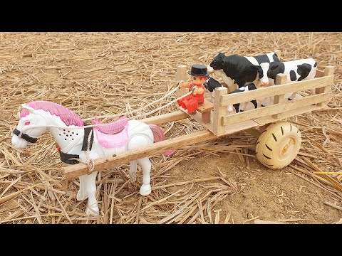 , title : 'DIY Horse Cart Woodworking Projects - How To Make Horse Cart From Wood'