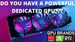 Check if Your PC has a DEDICATED GPU | Check Which Graphics Card You Have
