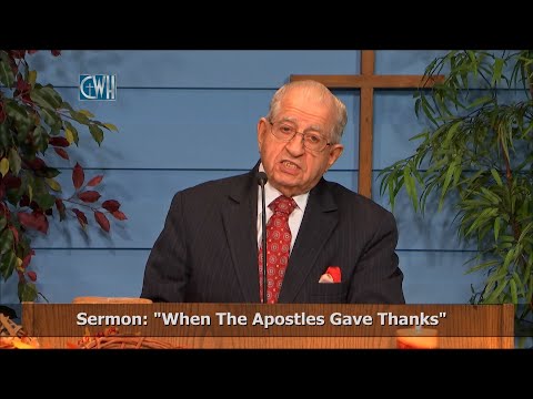 When The Apostles Gave Thanks