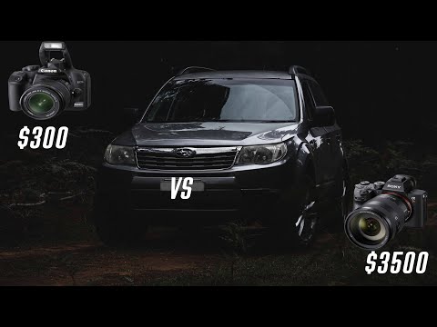 $300 CAMERA VS $3500 CAMERA | Can you tell the difference? | Canon 1000D vs Sony a7iii