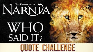 Quote Challenge  | 🦁The Chronicles Of Narnia: The Lion, The Witch &amp; The Wardrobe