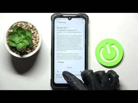 How to Change Font Size on DOOGEE S86 PRO - Text Size Settings