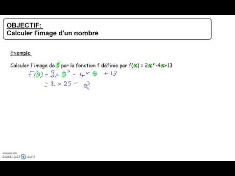 CYCLE4- Calculer l'image d'un nombre par une fonction