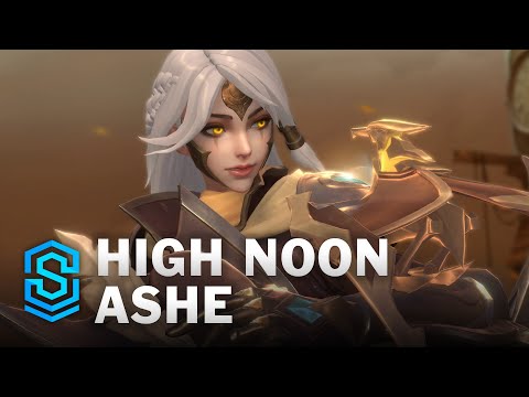 High Noon Ashe Wild Rift Skin Spotlight