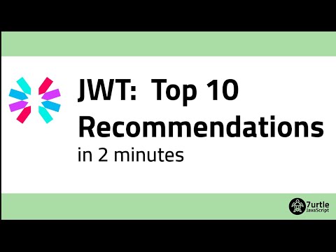 JWT:  Top 10 Recommendations