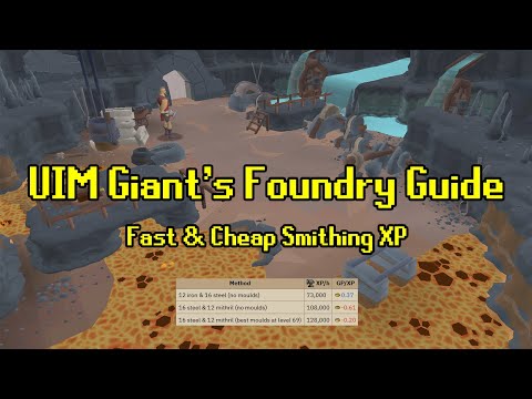 OSRS UIM Giant's Foundry Guide - Easy, Cheap, and No Materials Needed