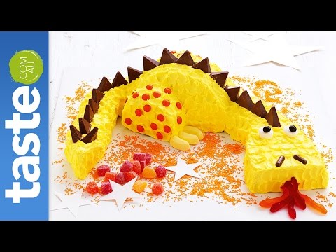 How to make a friendly dragon cake | taste.com.au