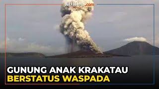 Download lagu Kembali Erupsi, Gunung Anak Krakatau Berstatus Waspada mp3