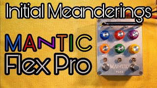 Video thumbnail for Mantic Flex Pro: initial meanderings by Pedal Experiments