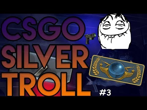 CS:GO - SMURFING IN SILVER #3 | TROLLING SILVER PLAYERS! - ZEUS AND KNIFES!