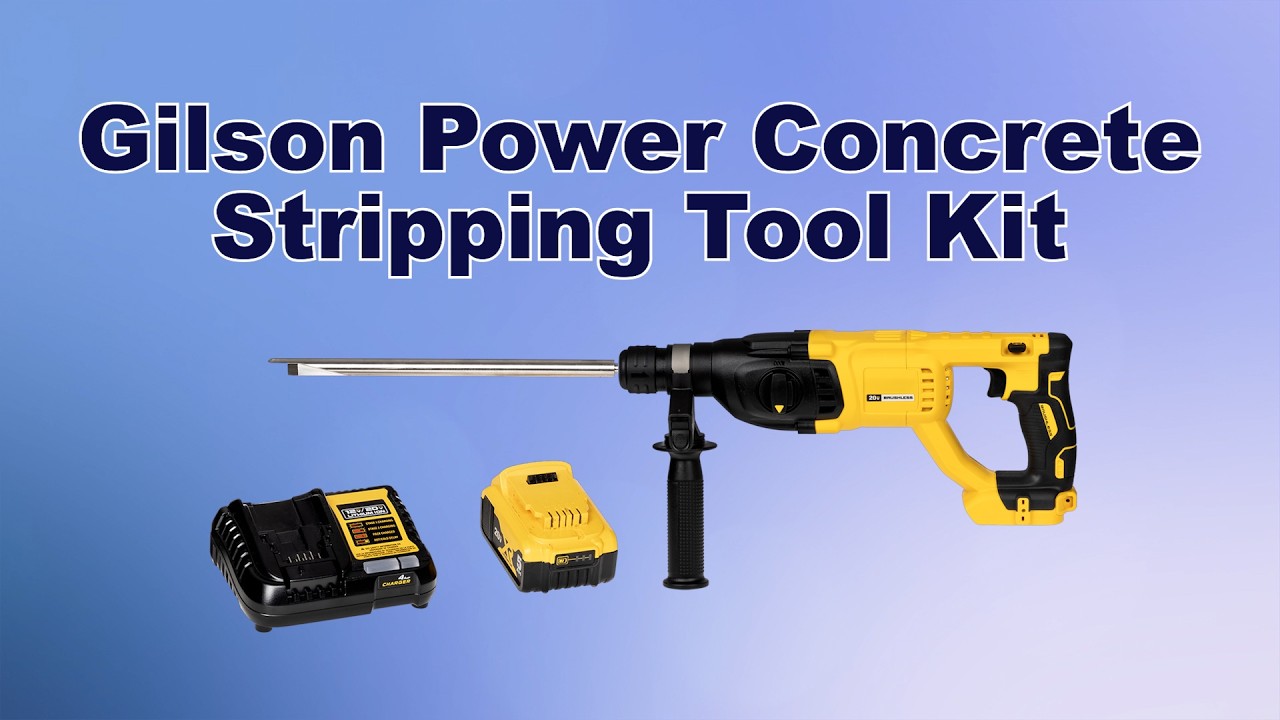 Gilson Power Concrete Stripping Tool Kit (HM-171)