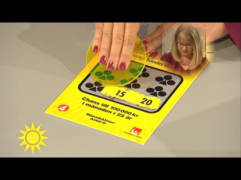 Här skrapar Rose-Mari fram storvinsten till pappa-Kjell  - Nyhetsmorgon (TV4)